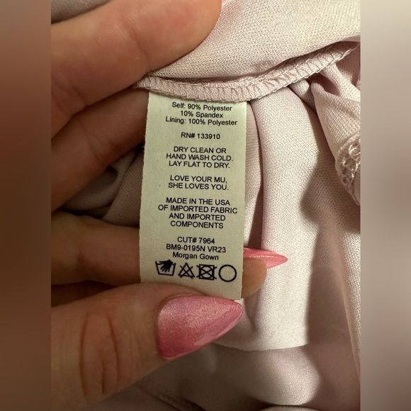 Show Me Your Mumu Morgan Maxi Trumpet Dress in Vintage Rose - Picture 7 of 9